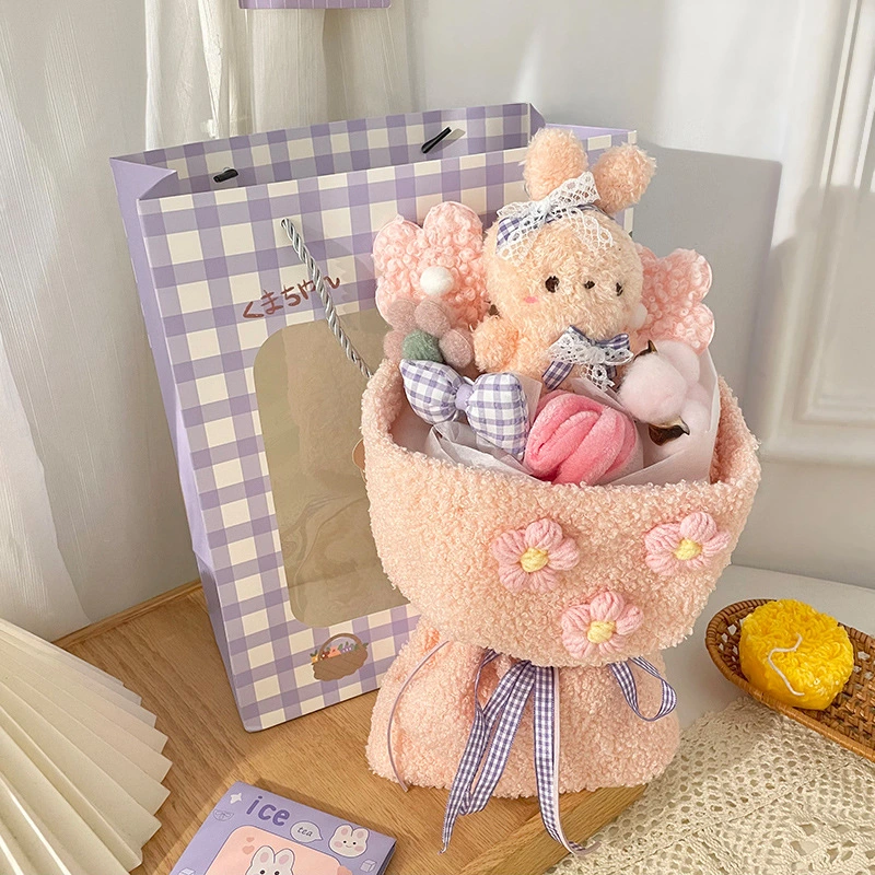 Stuffed&Plush Toy Animal Stuffed Animal Sheep Customized Small Flower Dolls with Various Stuffed Animals