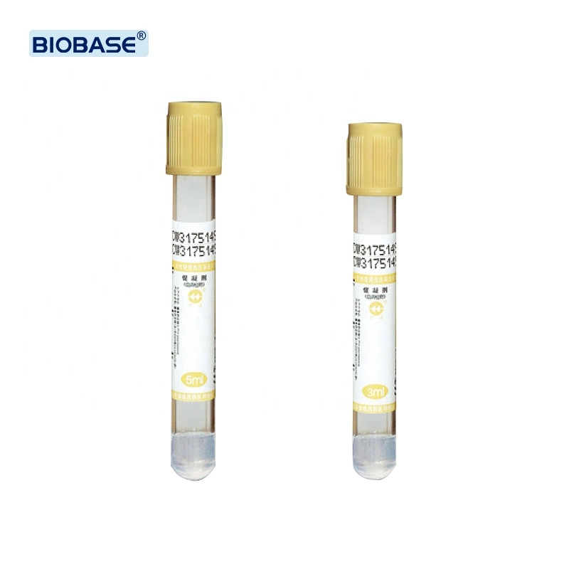 Biobase China Lab sangue de vácuo do tubo de colheita de sangue com EDTA para medicina Tubo de colheita