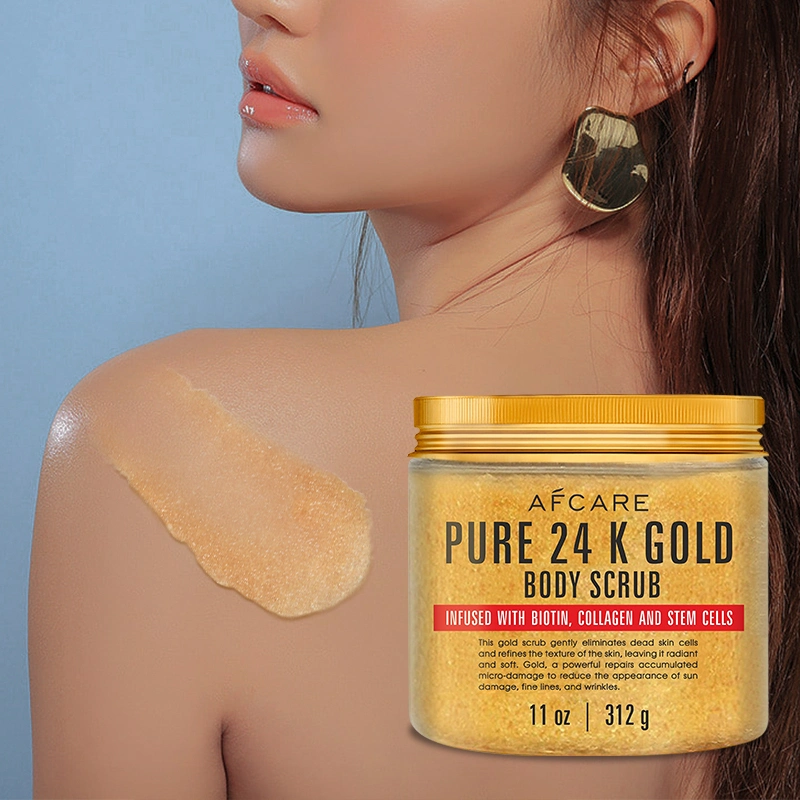 Best Selling Exfoliating 24K Gold Scrub Nature Deep Cleaning Whitening