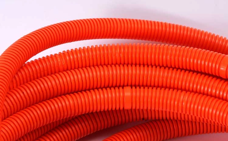 Outdoor 40mm PVC Electrical Corrugated Conduit Flexible Pipe for Wire