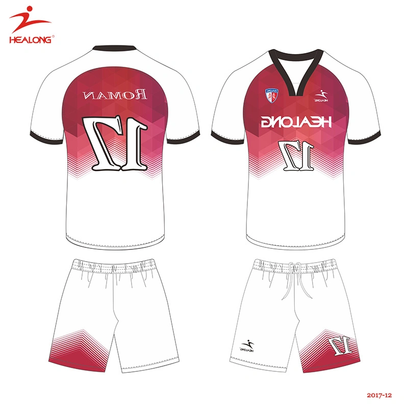 Healong New Design Sportswear Sublimation Printing Football Jersey for Sale