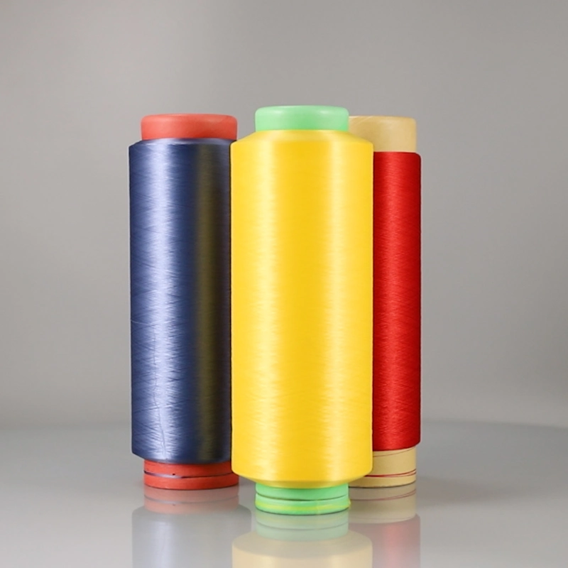 Suzhou Junhui Polyester Dope-Dyed Polyester Yarn DTY 30d/24f