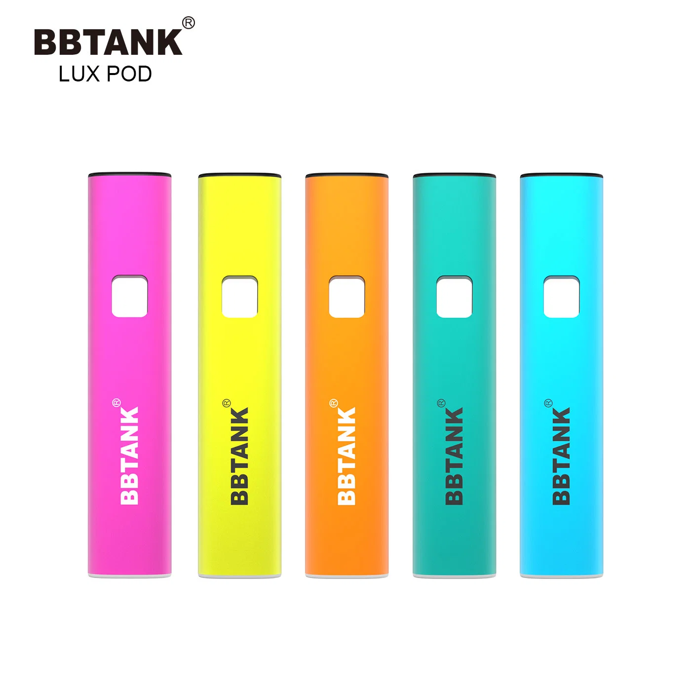 White Label Disposable/Chargeable Vapes Bbtank Lux Pod 2ml Empty Thco Vape Pen