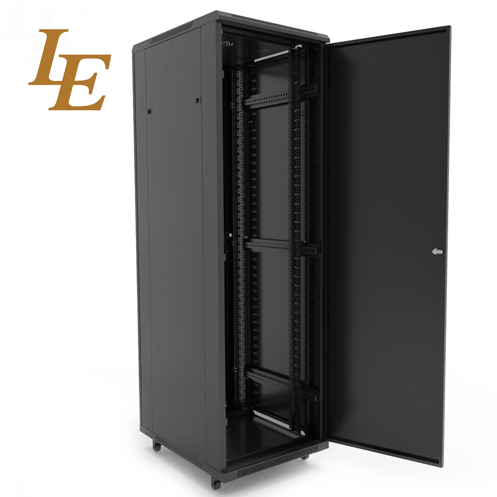 Le Server Rack Factory OEM 32u-47u Fireproof Data Server Rack Network Cabinets