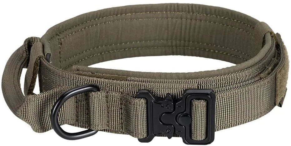 Taktisches Hundehalsband Nylon Verstellbares K9 Halsband Militär Hundehalsband