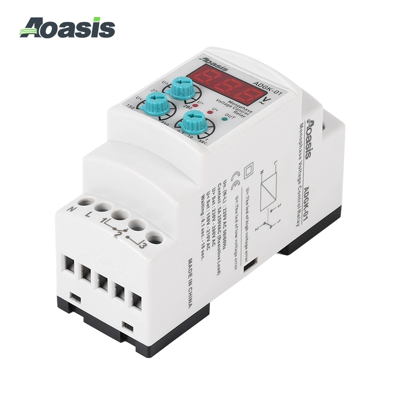 Aoasis Adgk-01 Electronic Voltage Protection Relay Digital Display Voltage Control Relay