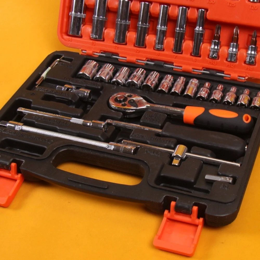 53 PCS Car and Motorcycle Tool Box Repair Kit Ci25219