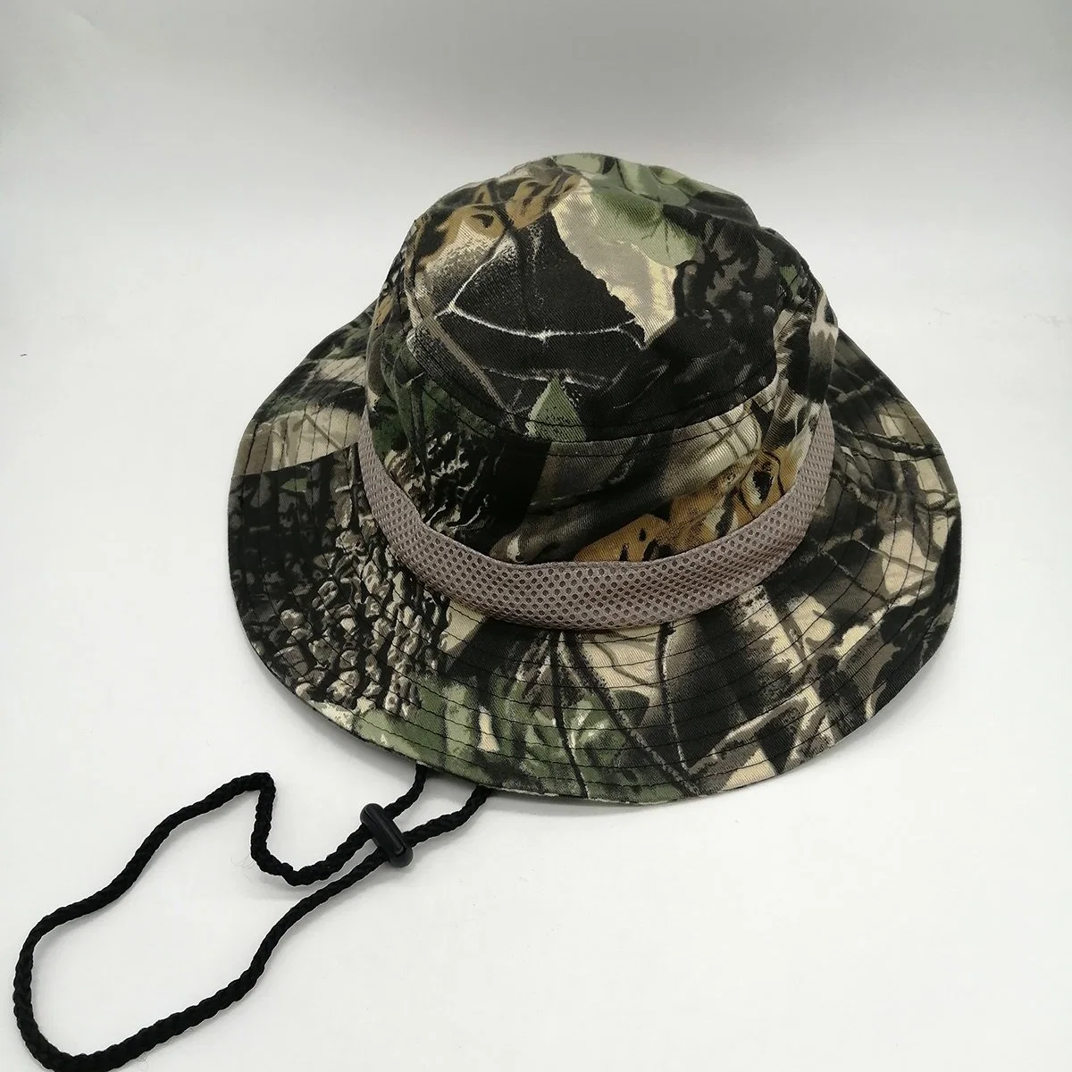 Camo cuchara sombreros verano Viajes de caza Camping Playa sombrero para el sol la tapa exterior de la cuchara pescador Unisex sombrero con cadena