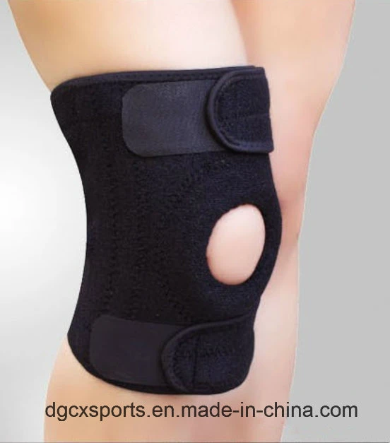 Neoprene S Knee Pads Protectors Sport Knee Support Adjustable Knee Support Brace with Anti Slip Strips and 4 Springs