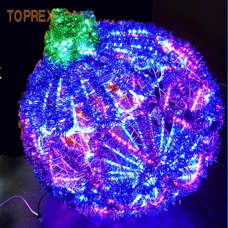 Hanging Decoration Warm White LED String Light Christmas 3D Foldable Ball