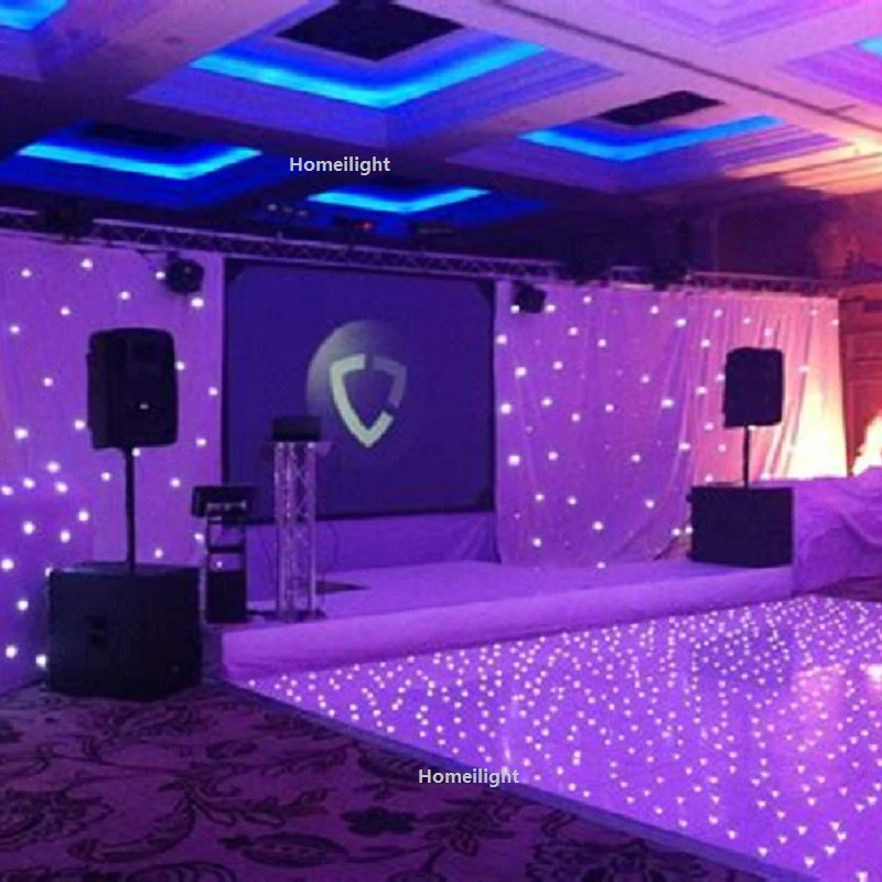 DJ azulejos do painel de LED de luz de piso de dança sensíveis para decoração