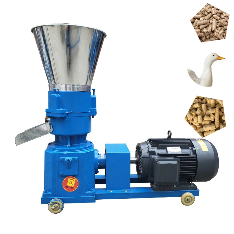 De bonnes performances des aliments pour animaux Pellet Maker pour les flux à plat Die Pellet Machine Making Machine animale Bovins de poulet Lapin Les aliments pour volaille Pellet Making Machine