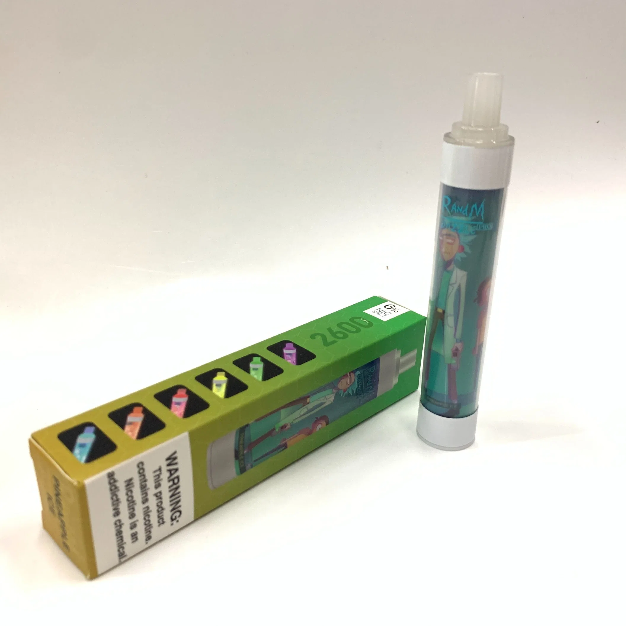 2021 Wholesale/Supplier Disposable 1100mAh 6 ml fruit Flavor Liquid Top Qualité tabagisme cigarette électronique