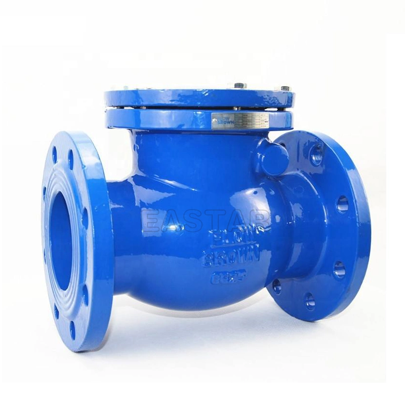 Ductile Iron Ggg50 Flanged End Double Disc Swing Type Check Valve