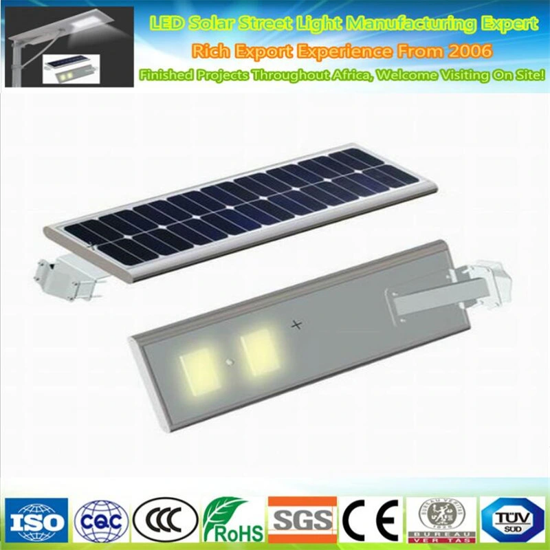 All in One Integrated Solar LED Street Lights, 60W Integrated Solar Street Light Lamp