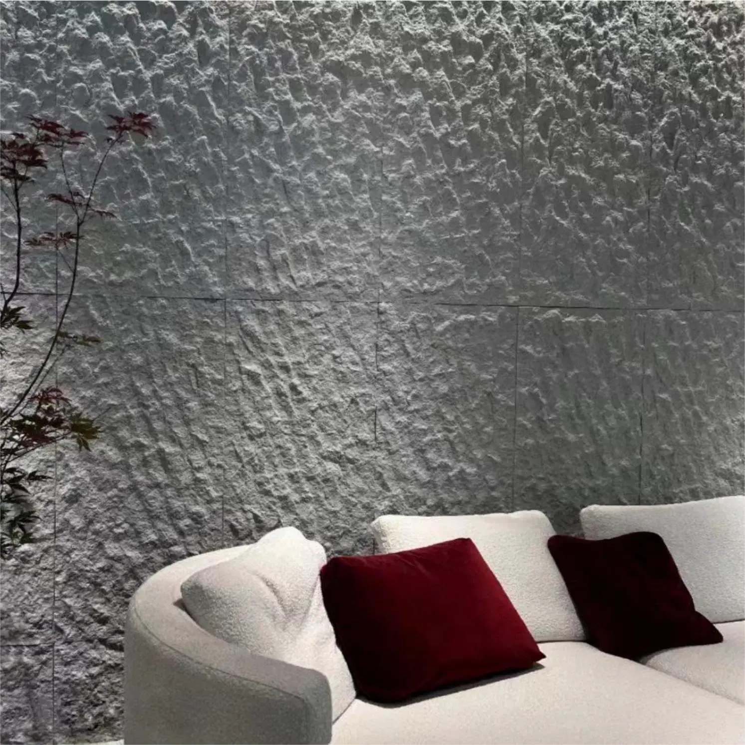 Pedra artificial PU Faux Luxo um Painel um parede decorativo Painel de revestimento em pedra de poliuretano