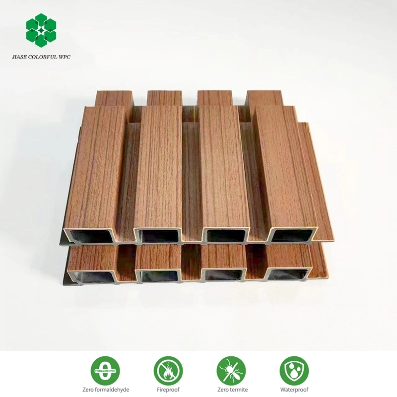 Wholesale/Supplier Co-Extrusion PVC WPC Panel WPC Cladding Decking /WPC Wall Panel Louver