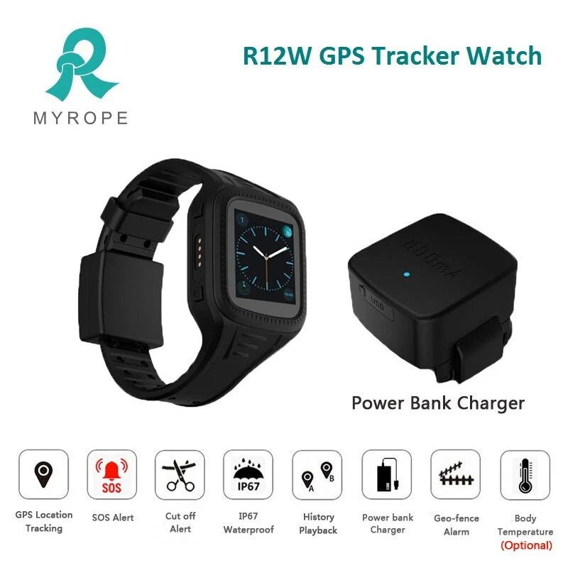 Electronic Watch Prisoner GPS Watch Tracking Bracelet for Prisoners Offenders Parolees Ankle Bracelet