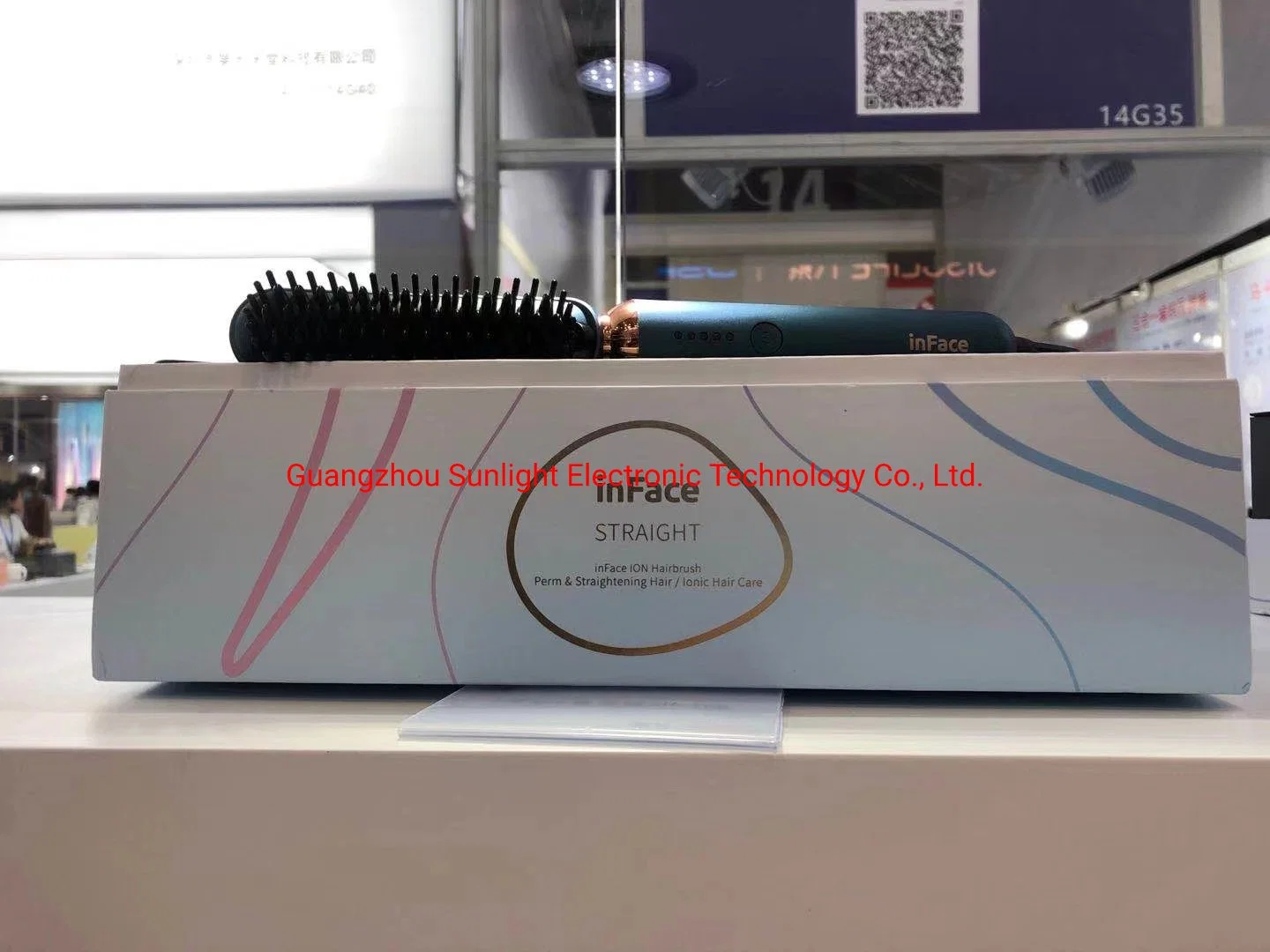 Original Inface Straight Hair Brush Professional Hair Healthy Care