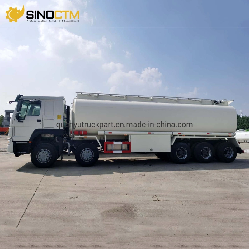 Sinotruk 8*4 25000L 6000gallon Oil Tankers Truck Gasoline & Diesel Fuel Tank