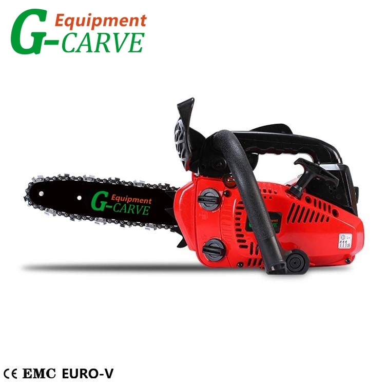 G-tallar de 10 pulgadas de alta calidad de gasolina barata de gas de 25cc Chainsaw