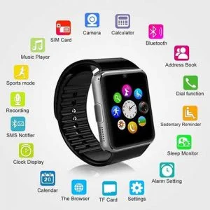 Smart Watch Mobile Phone Gt08 with Touch Screen