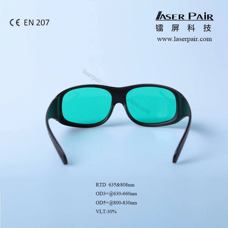 Laser Safety Glasses 635&808 Nm, Laser Safety Lens Frame 33, Protect Wavelength:630-660&800-830nm,Available for:635nm,808nm Application: Red Lasers,808nm Diodes