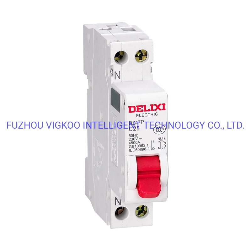 Delixi Superior Quality Precision Manufacturing Dz47s General Electric Mini Circuit Breakers for Sale