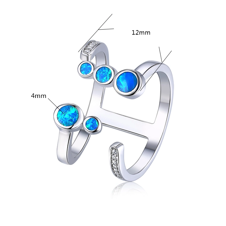 الموضة S925 Sterling Silver Zircon Ring Women′ S Luxury Jewellery