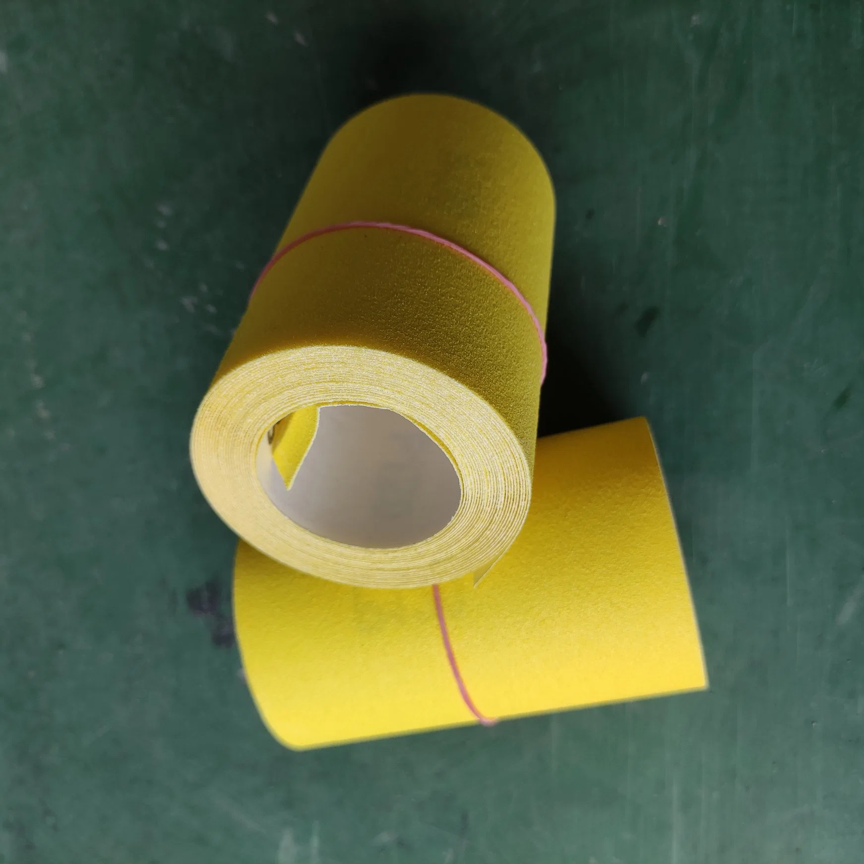 Colorful Sand Paper Roll White Paper Yellow Aluminum Oxide