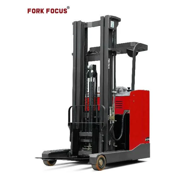 Stand up Reach Truck Warehouse Equipment 2.5t Forkfocus in Narrow Aisles and Smaller Space