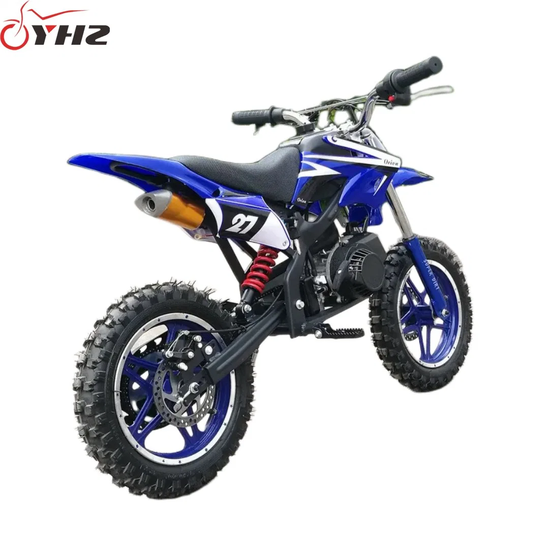 Mini 50cc Dirt Bike para adultos baratos 2-Stroke gasolina Motocross Bicicleta