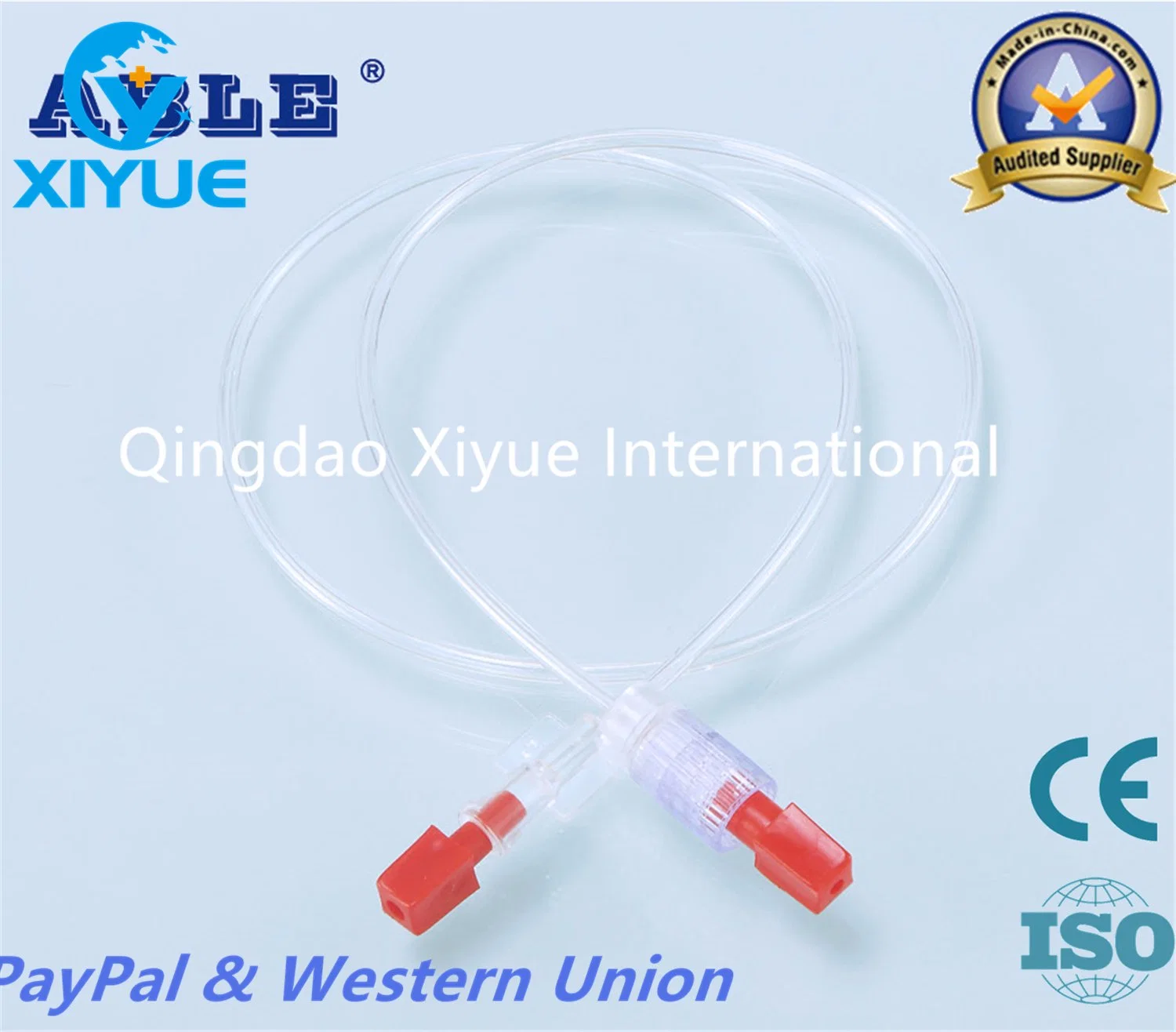 Disposable Needle Free Connector with Extension Tube