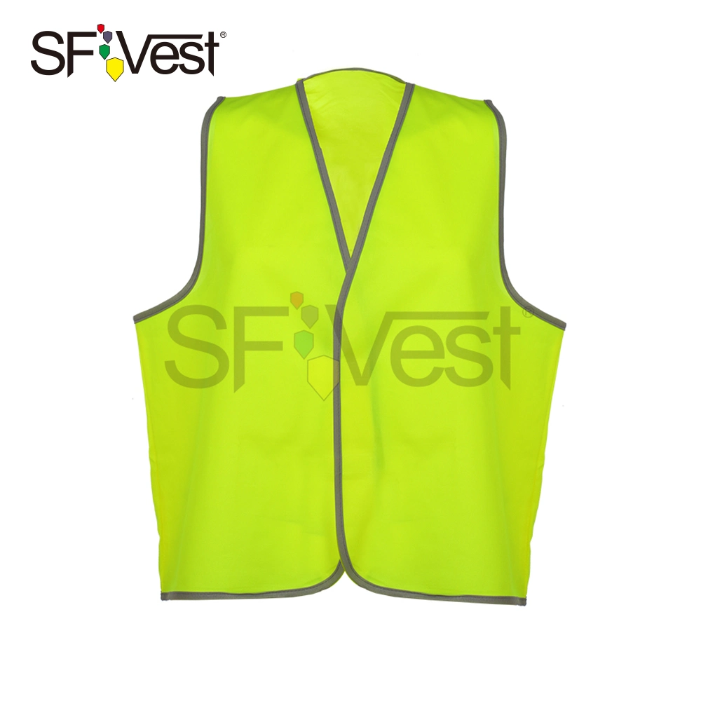 Hot Cheap Reflective Safety Vest Polyester PPE Customized Apparel