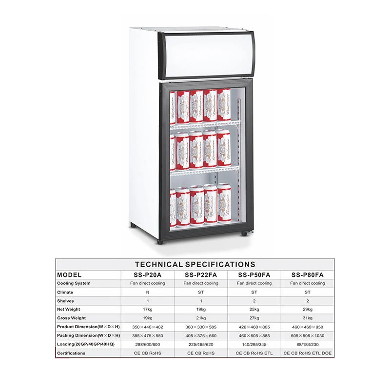 Wholesale/Supplier Under Counter Fridge Mini Beverage Cooler Display Fridge Drinks Cooler