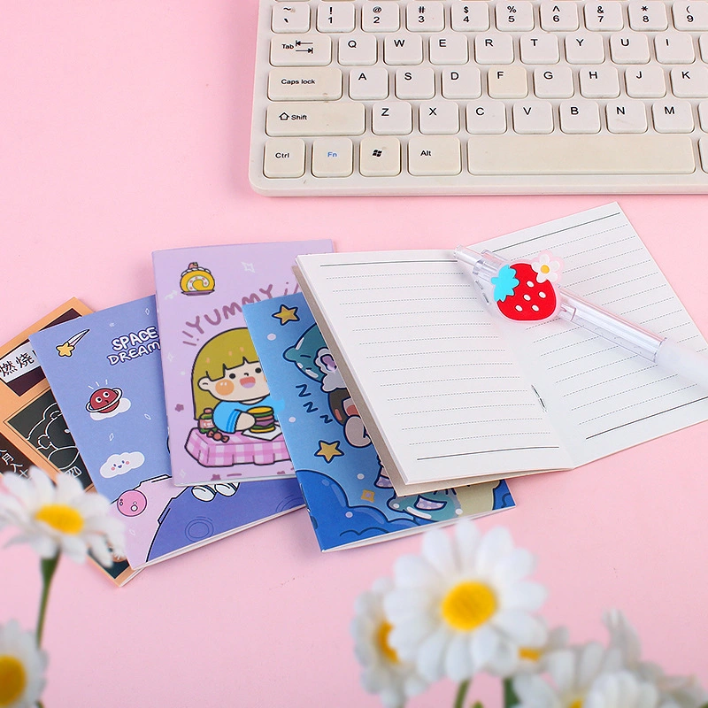 Chinese Factory Cute New Cartoon Mini Notebook for Students