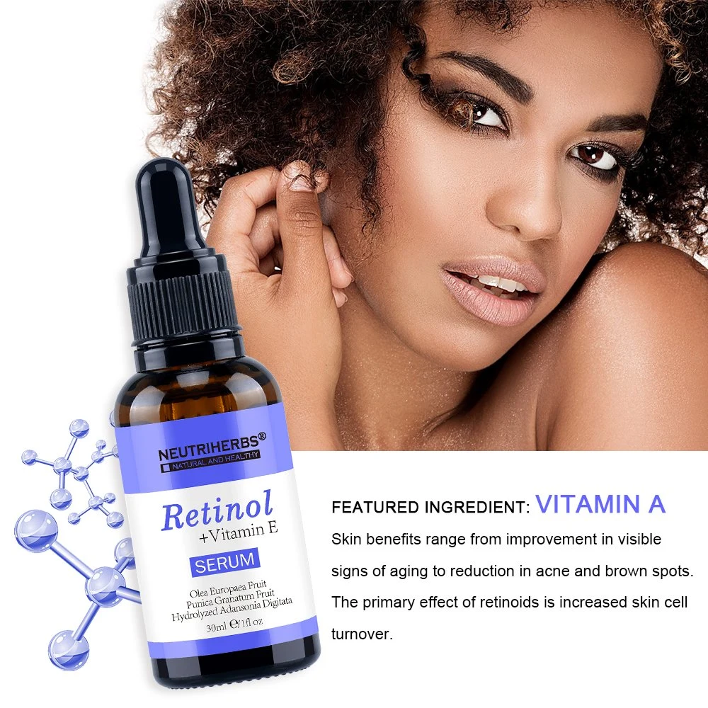 Venta caliente Ance arruga el blanqueamiento de colágeno de etiqueta privada de la vitamina a Retinol suero