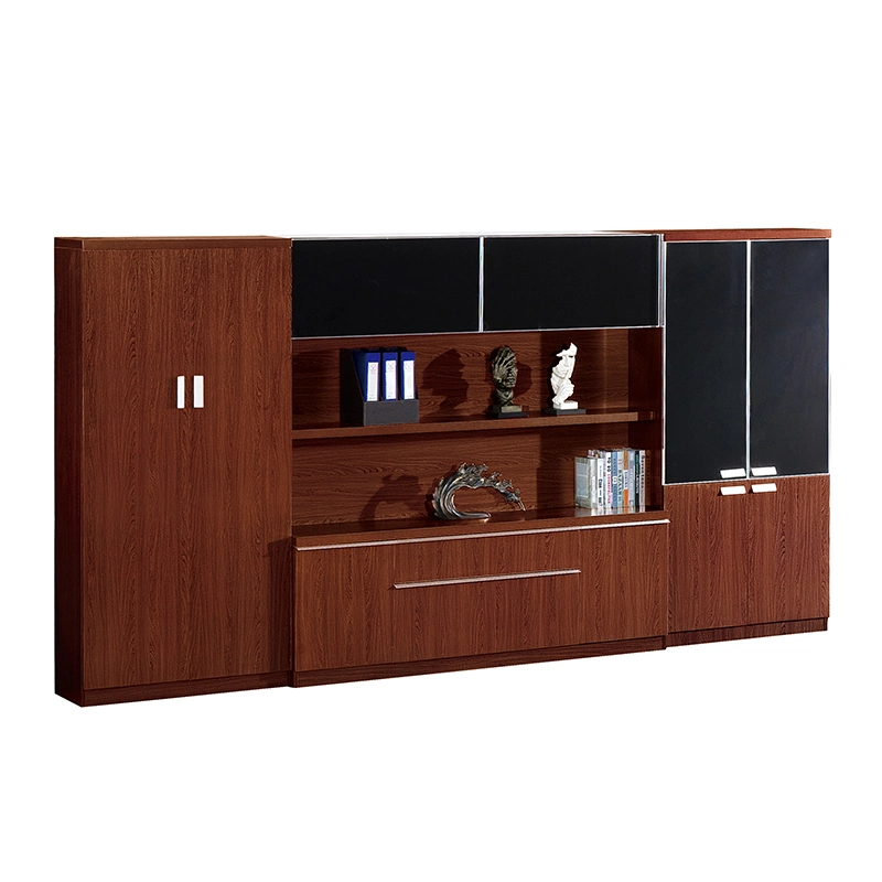 Muebles modernos de oficina Cupboard de madera baratos Archivador de armario Display Rack