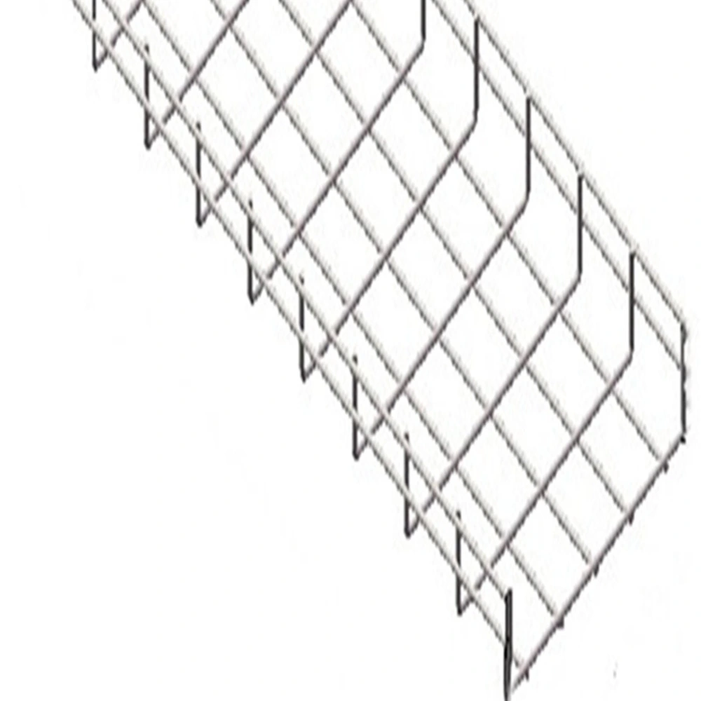 Revestimiento electrostático de alta calidad de malla de cable Cable de la cesta de la bandeja con el borde de la onda