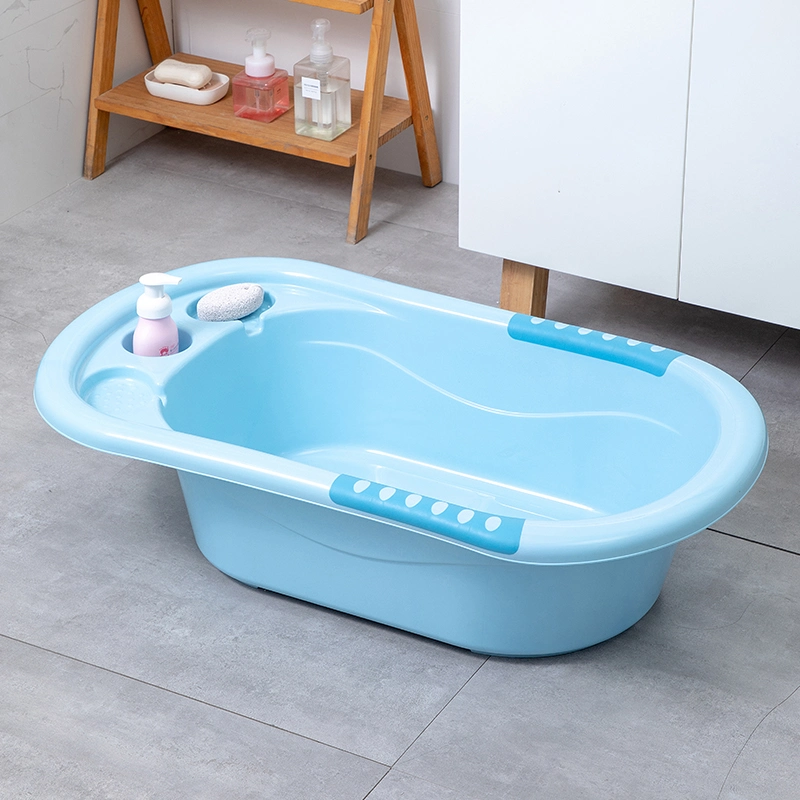 Newborn Portable Bathing Tub Kids Bathtub PP Plastic Baby Bath Tub