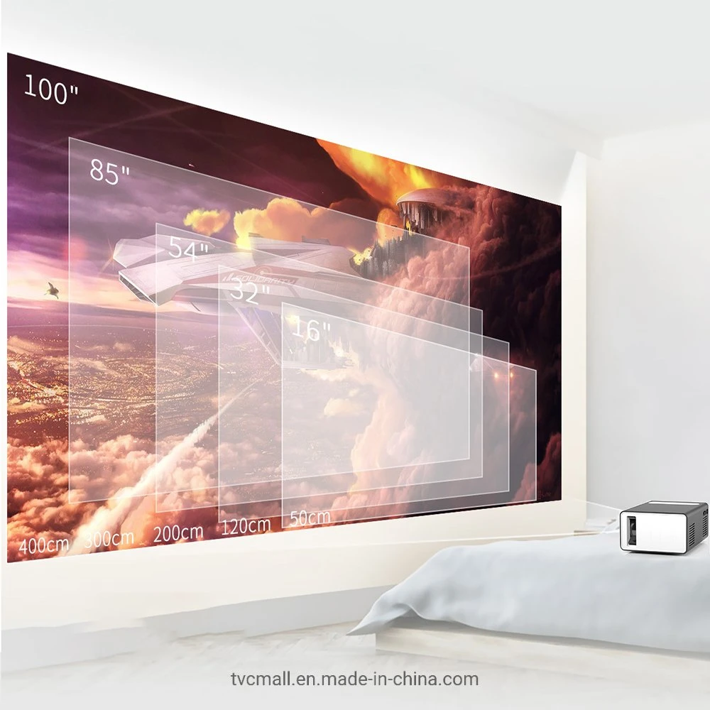T300 HD LED Crianças apresentam Video TV Movie Party Game Projetor doméstico portátil de entretenimento