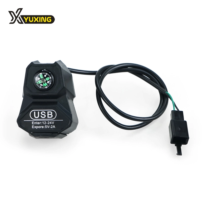 Motorcycle USB Mobile Phone Charger for Scooter/Dirt Bike/Tricycle