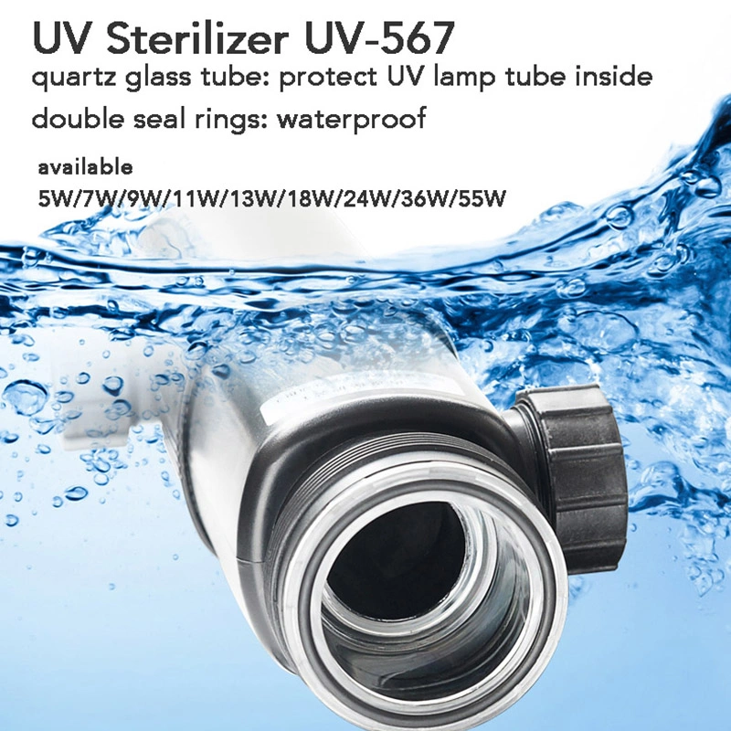 Acuario LA LUZ UV Esterilizadores UV 55W para los Animales Acuáticos