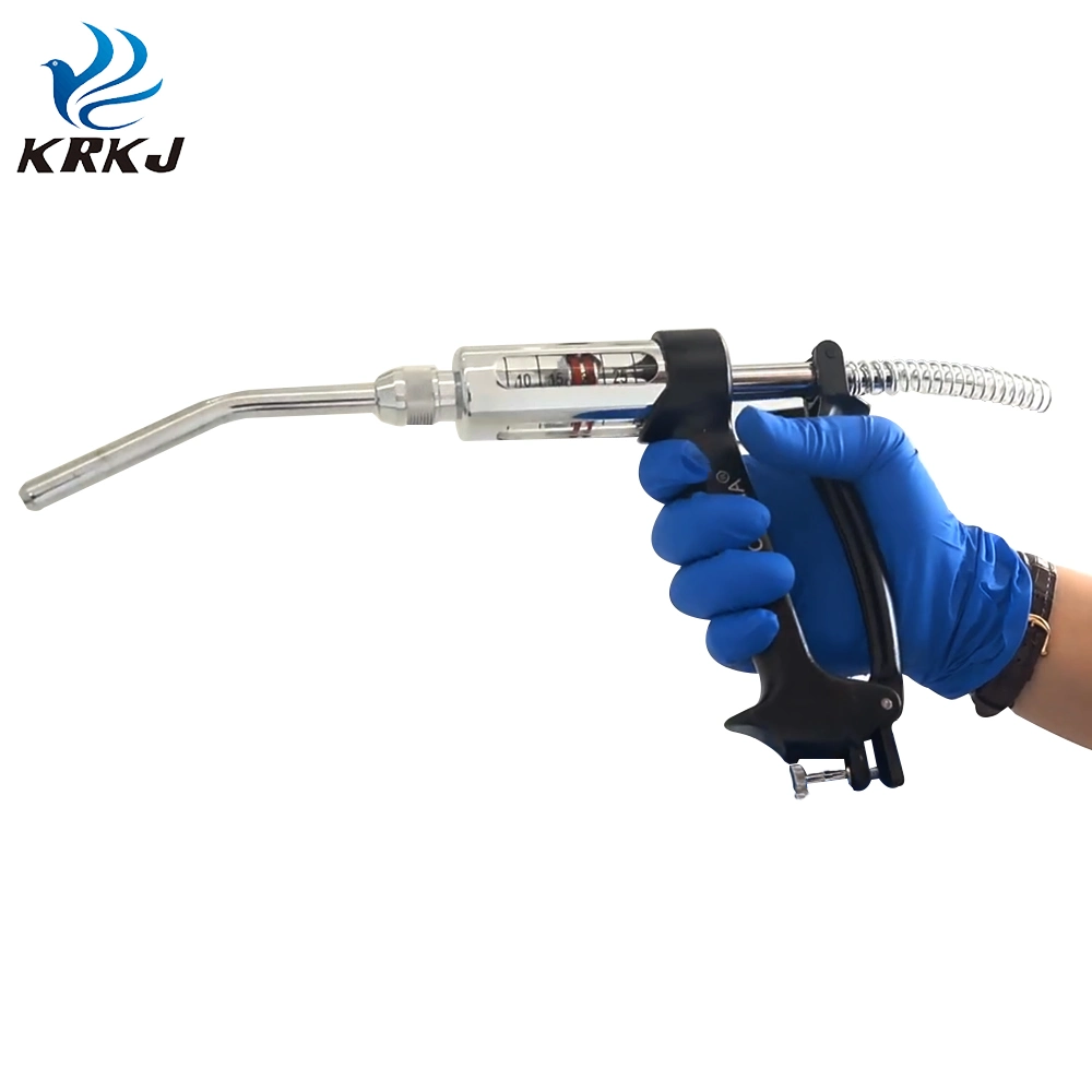 Veterinary Drencher Continuous Automatic Syringe Injectior 5ml 10ml 20ml 30ml