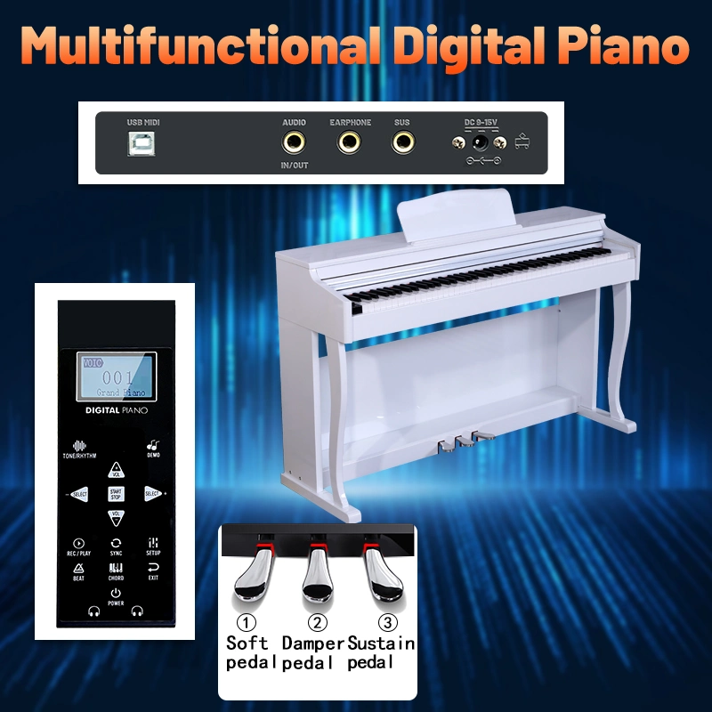 Key Board Piano Electronic Piano Keyboard Digital Musical Instruments Pianos Made in China