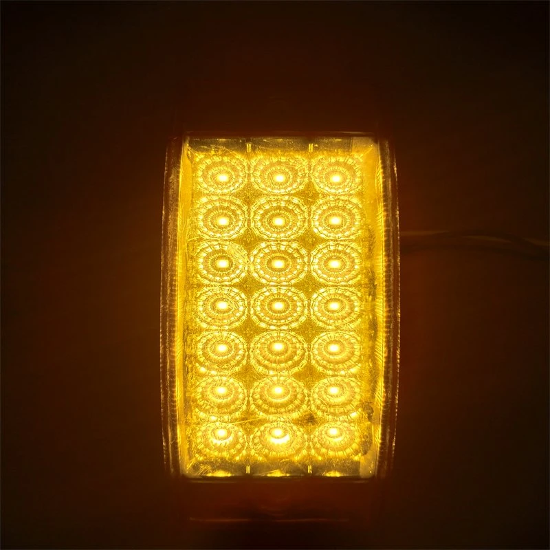 LED Marker Clearance Lights Red/Amber Waterproof LED Side Light Indicators lamp