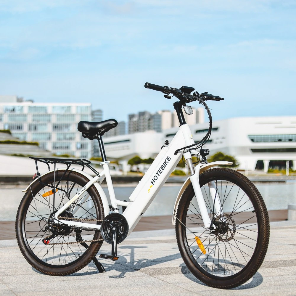 CE Certified Bicicletta Elettrica Due Posti 48V Step Thru Electric Bicycle 26inch Mountain City Electric Bicycle