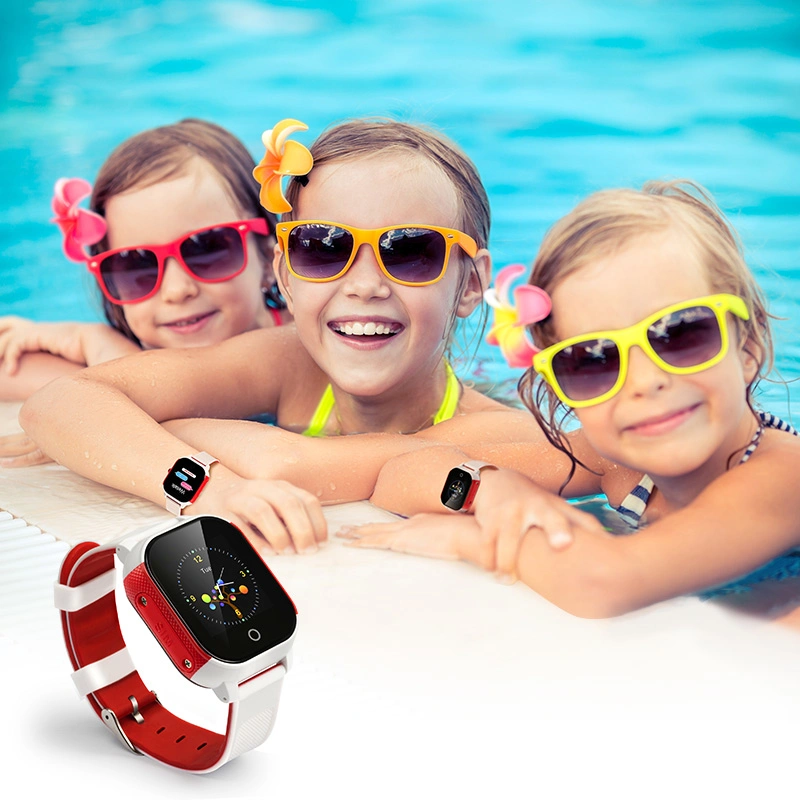 Beidou GPS GPRS 2g lbs 2 G CDMA niño bebé niños IP65 Resistente al agua a los niños Reloj inteligente Tracker