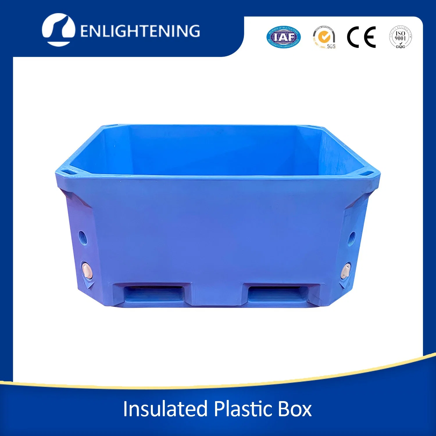 Polyethylene Material Adiabatic Cooling Insulated Fish Container