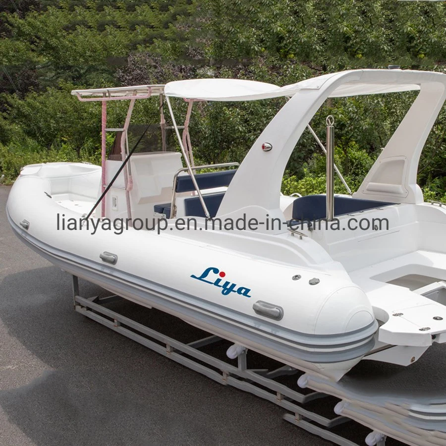 Liya lujoso barco de PVC rígido Hypalon barcos750